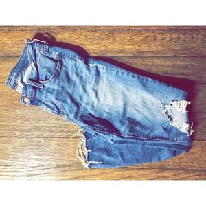 ⭐️ROCKSTAR SKINNY CROPPED JEANS⭐️